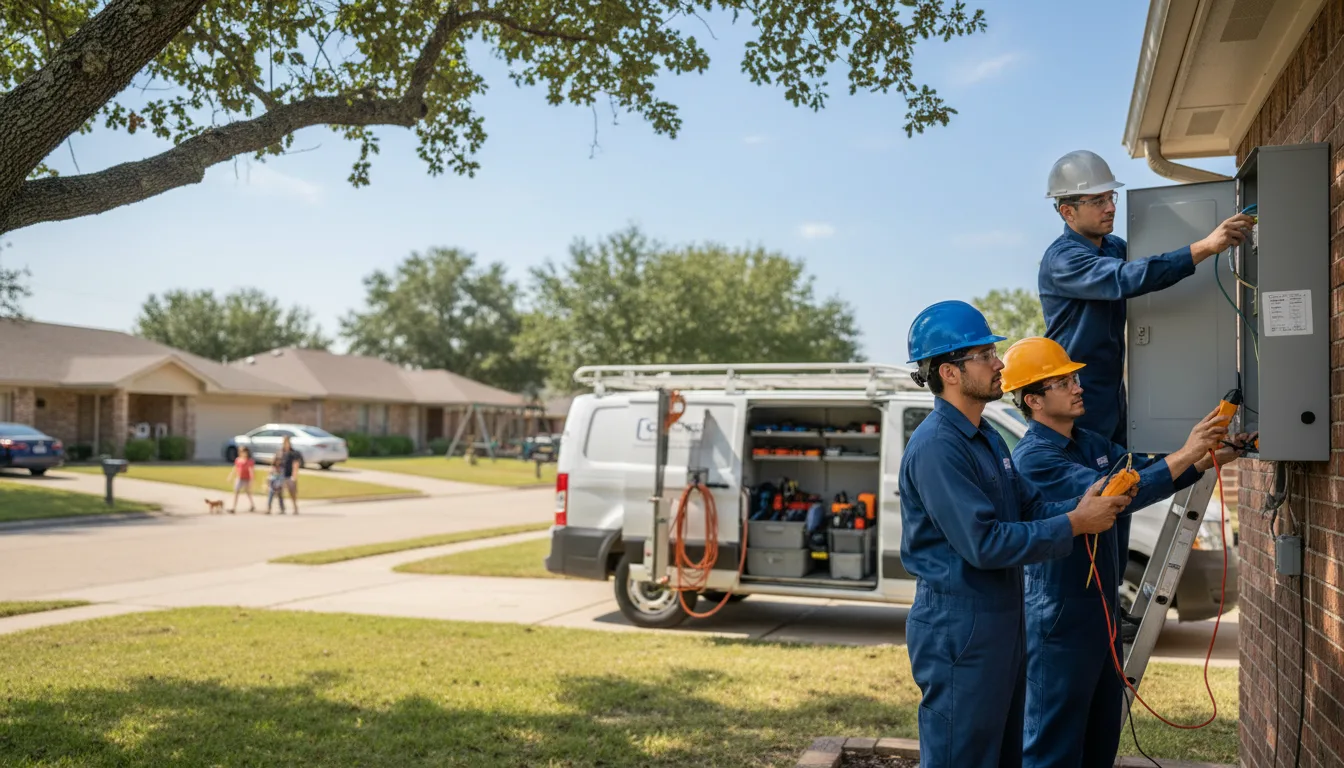 Certified electrician providing emergency electrical services in Saxe, VA